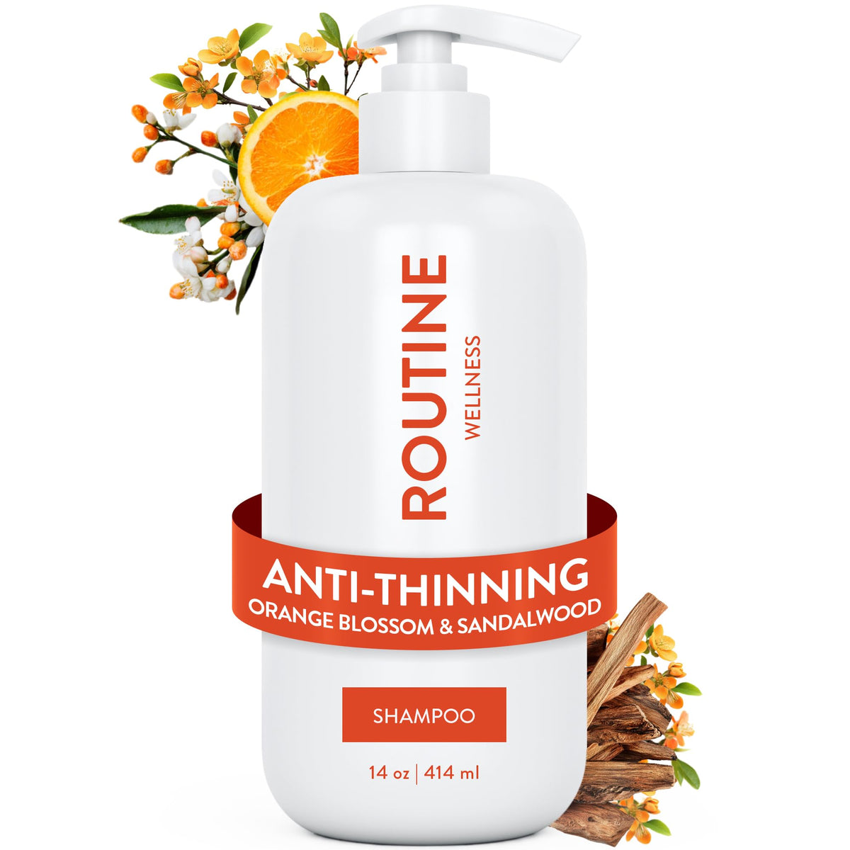 Routine Wellness Anti-Thinning Volumizing Shampoo - Rose Hips