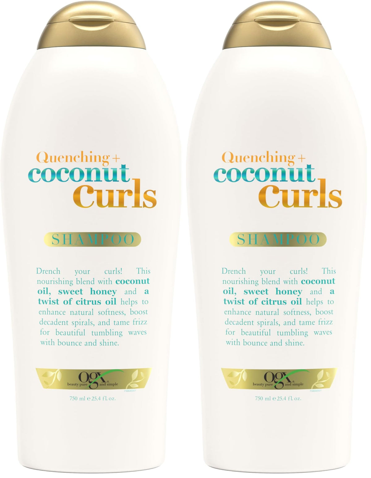 OGX Quenching + Coconut Curls Shampoo, 25.4 fl oz