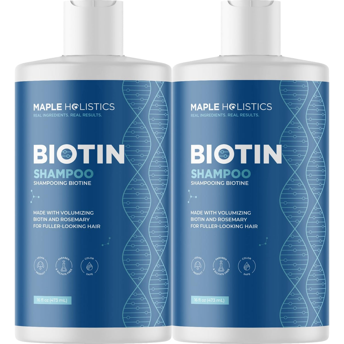 Rosemary and Biotin Shampoo for Thinning Hair - Vegan Volumizing Shampoo for Fine Hair with B Vitamins Argan Oil & Tea Tree Essential Oil - Paraben Silicone and Sulfate Free Vegan Formula (8 Fl Oz)