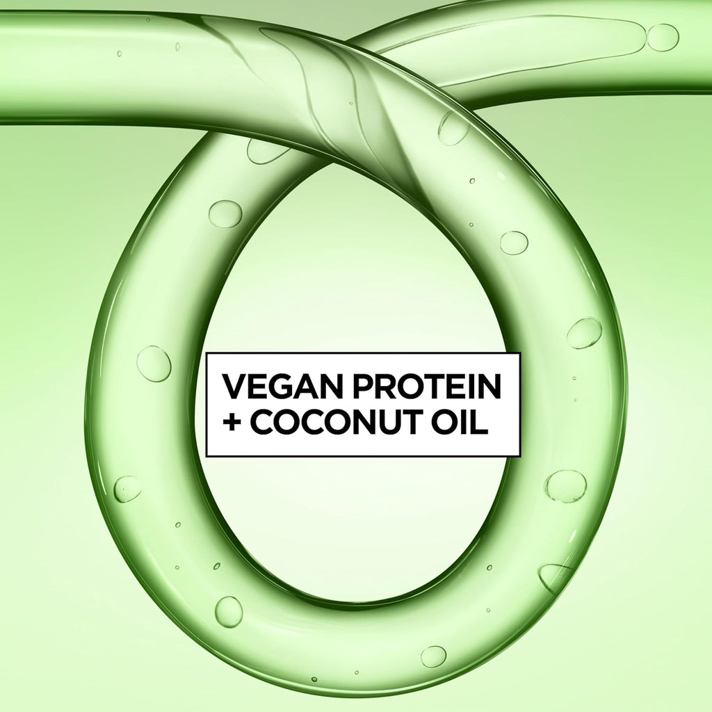 Garnier Fructis Curl Nourish Moisturizing Conditioner for Curly Hair, Plant Protein and Coconut Oil Formula, Up to 48HR of Curl Definition, Sulfate Free & Vegan, 12 Fl Oz, 3 Count (Packaging May Vary)