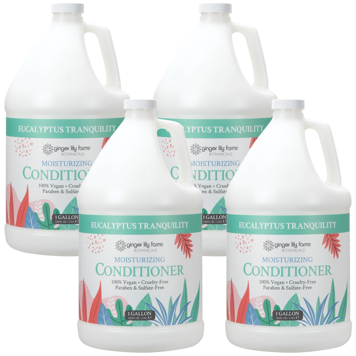 Ginger Lily Farms Botanicals Conditioner, 128oz, Coco Mango