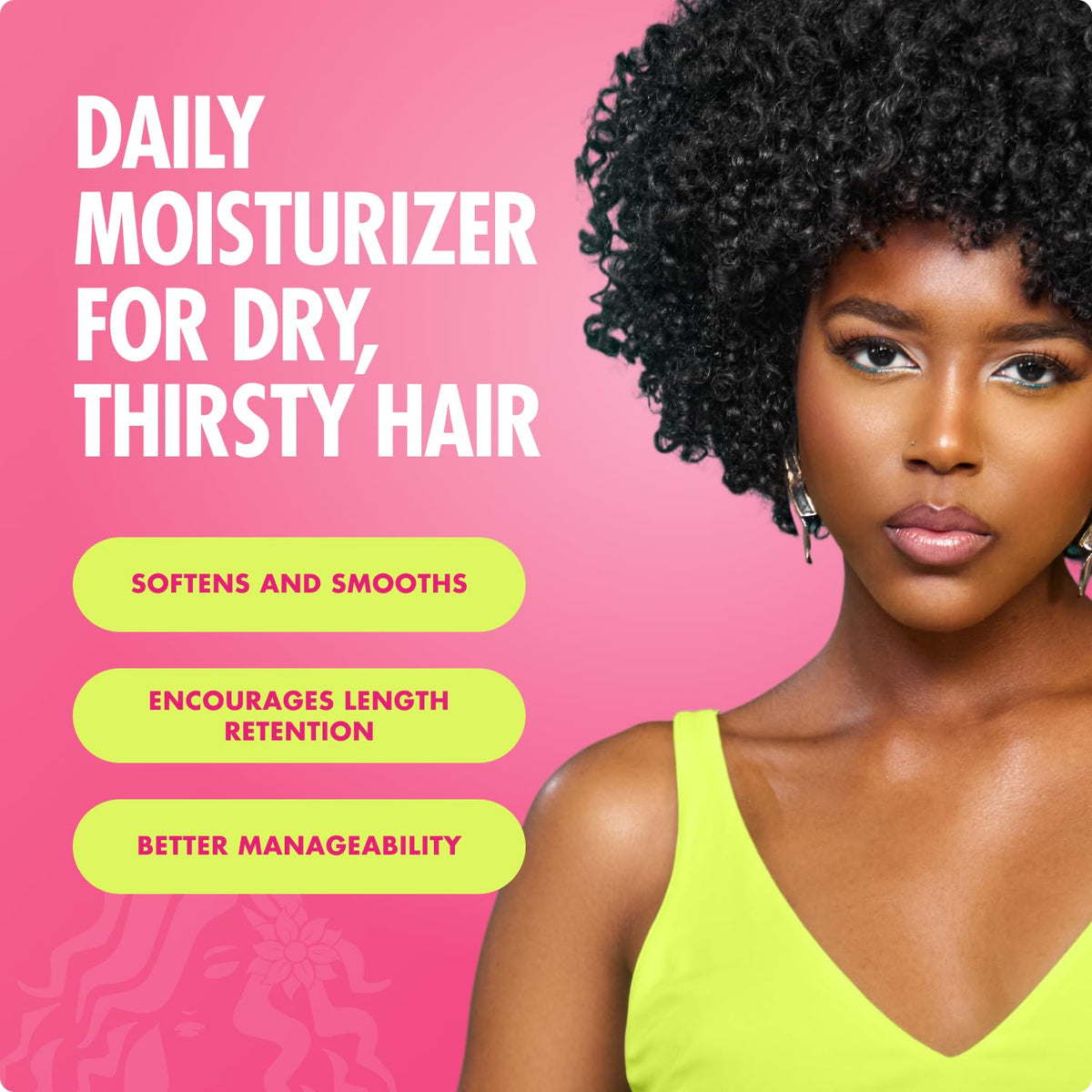 Mielle Organics Avocado Hair Milk for All Hair Types, Moisturizing Lotion for Dry Hair, 8 Ounces