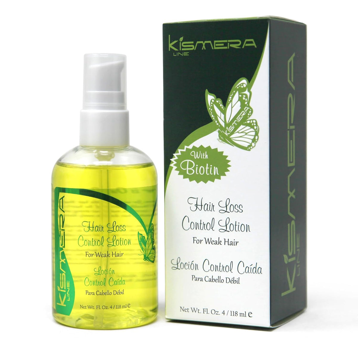 Kismera Hair Loss Lotion & Regenerating Hair Growth Lotion 4oz "Set"