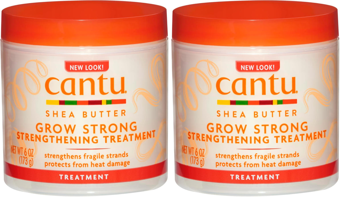 Cantu Grow Strong Strengthening Treatment, 6 Oz, White