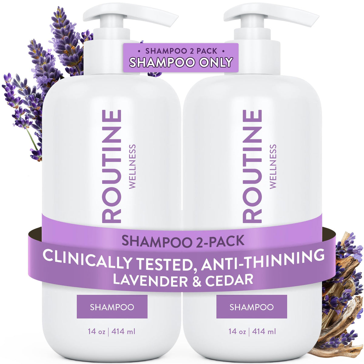 Routine Wellness Anti-Thinning Volumizing Shampoo - Rose Hips