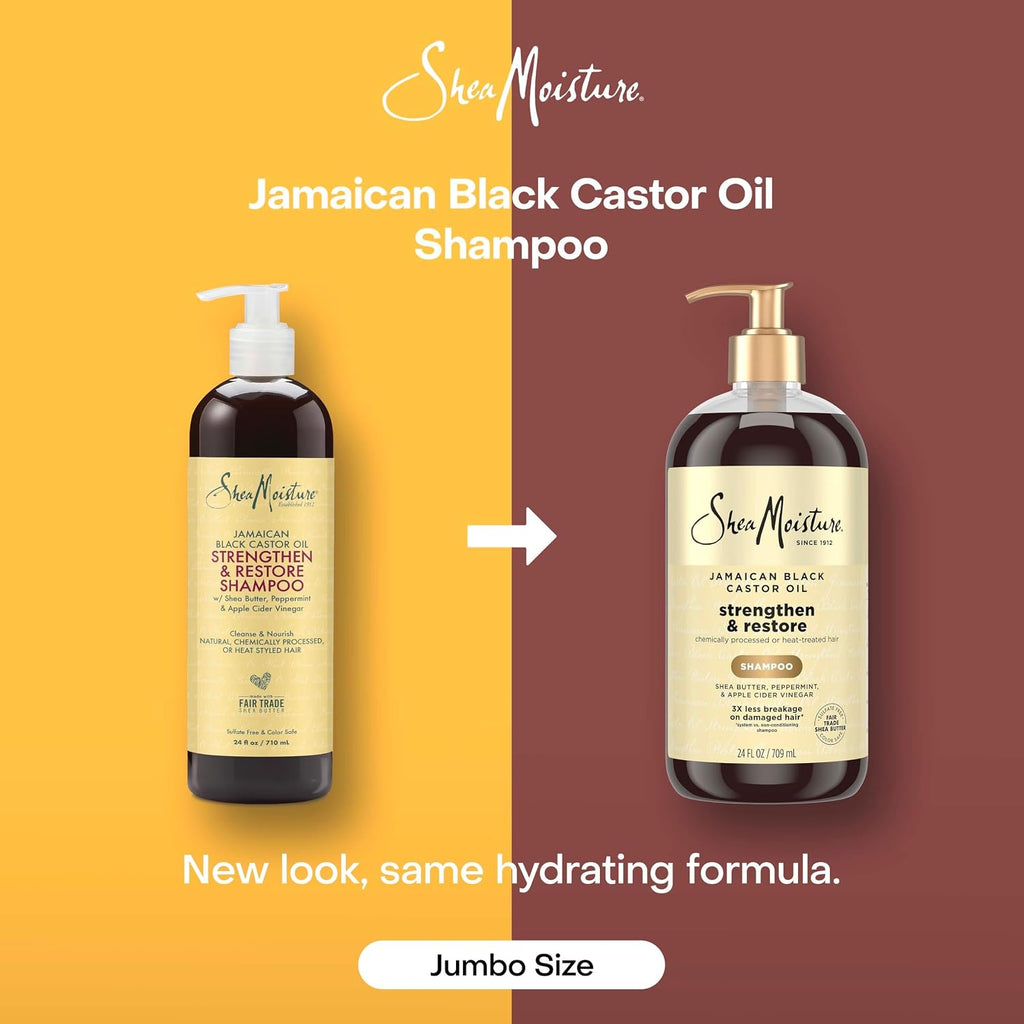 Shea Moisture Jamaican Black Castor Oil Shampoo Strengthen & Restore 24oz