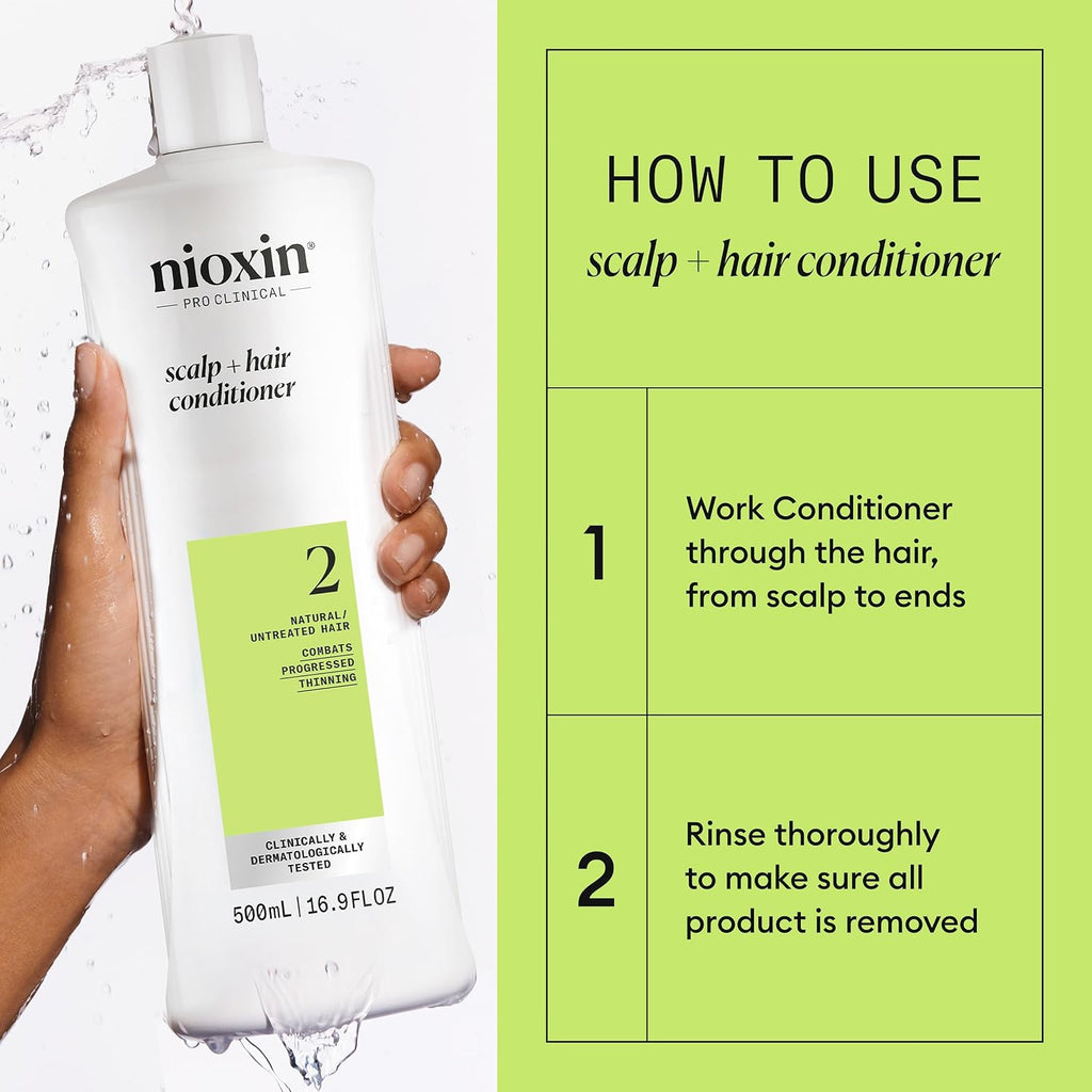 NIOXIN System 2 Scalp Care | Conditioner | Hair Thickening For Natural Hair