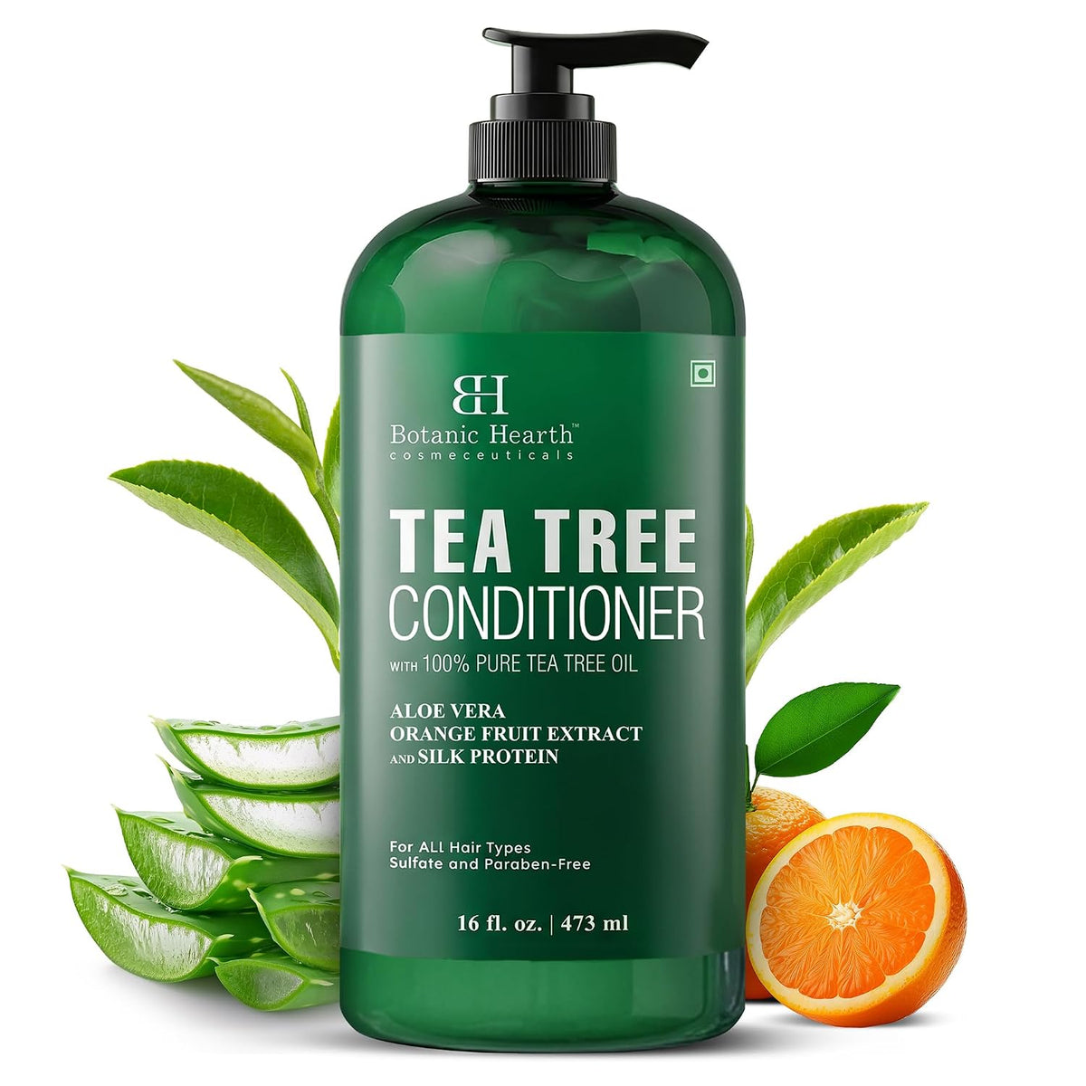 Botanic Hearth Tea Tree Conditioner with Sulphate & Paraben Free - 16 Fl oz