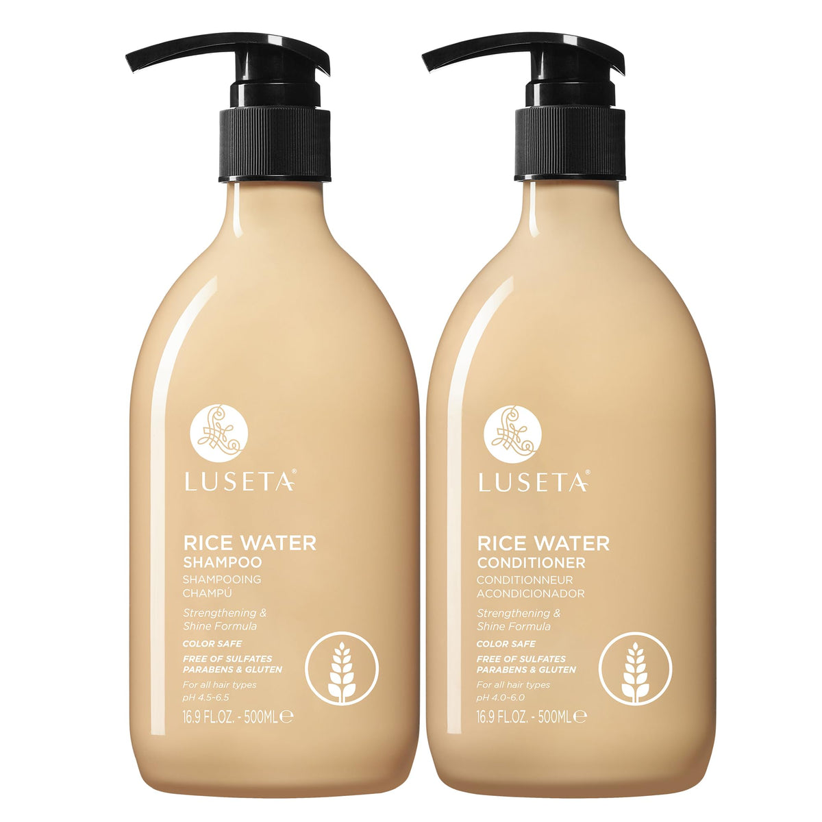 Luseta Biotin and Collagen Hair Growth Shampoo - 16.9oz, Hair Loss & Thickening Shampoo for Men & Women, Vitamin B7 & Argan Oil, Sulfate & Paraben Free