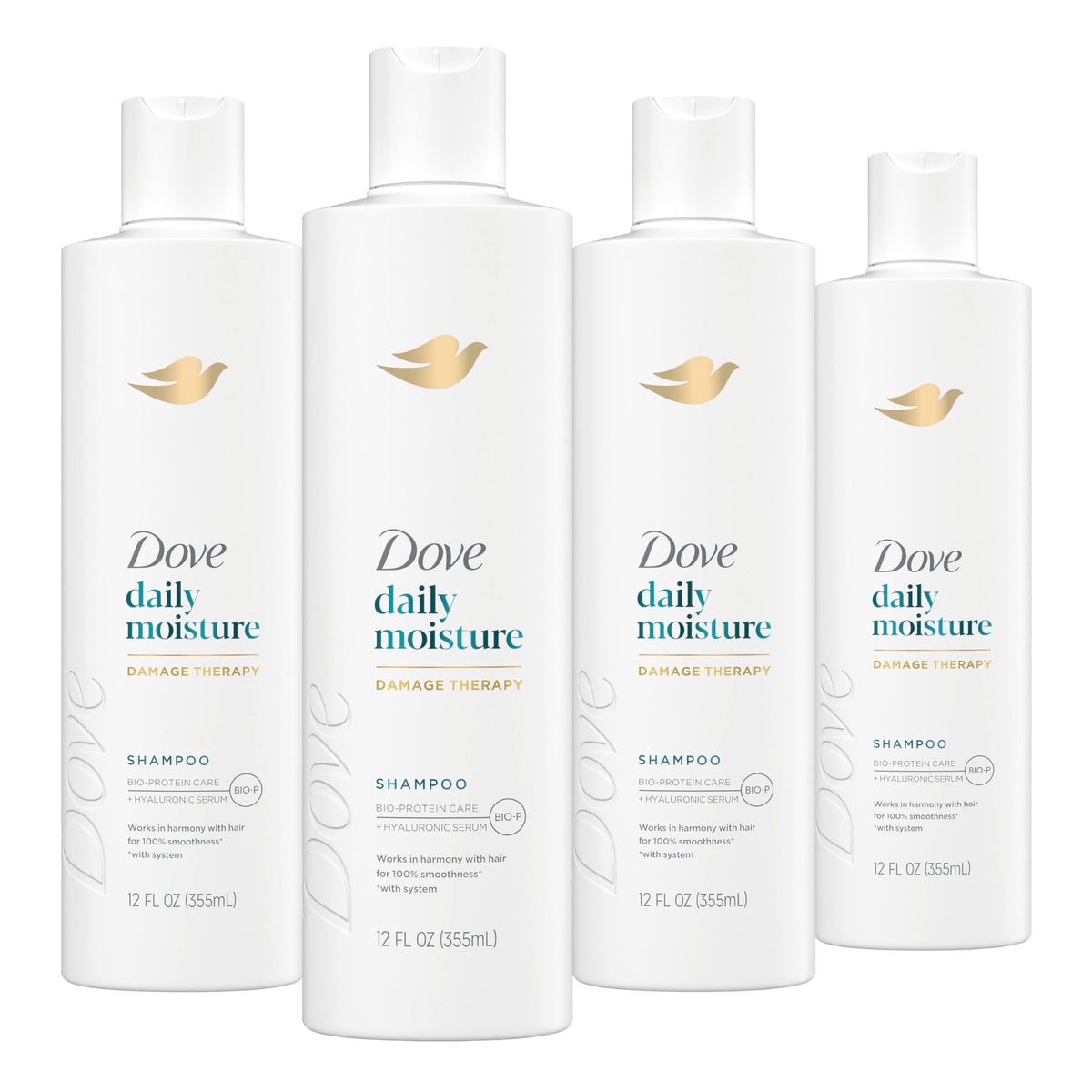 Dove Daily Moisture Shampoo with Bio-Protein Hair Care Technology, 28 Fl Oz