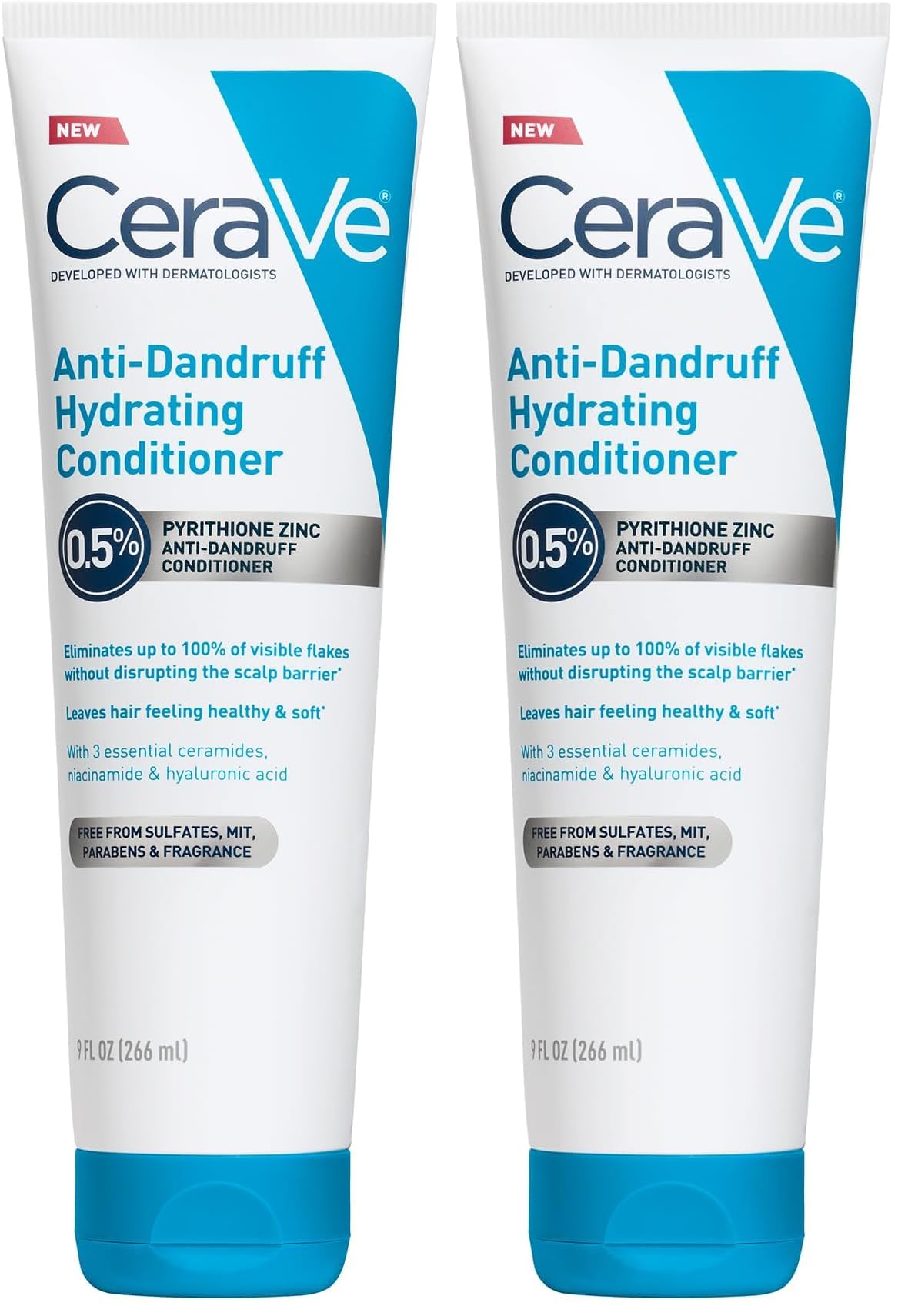 CeraVe Hydrating Anti Dandruff Conditioner with Hyaluronic Acid, 9oz