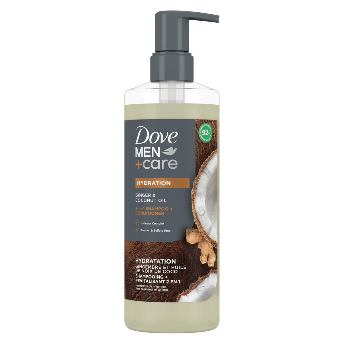 Dove Men+Care Thick & Full 2-in-1 Shampoo & Conditioner + Sandalwood 17.5oz