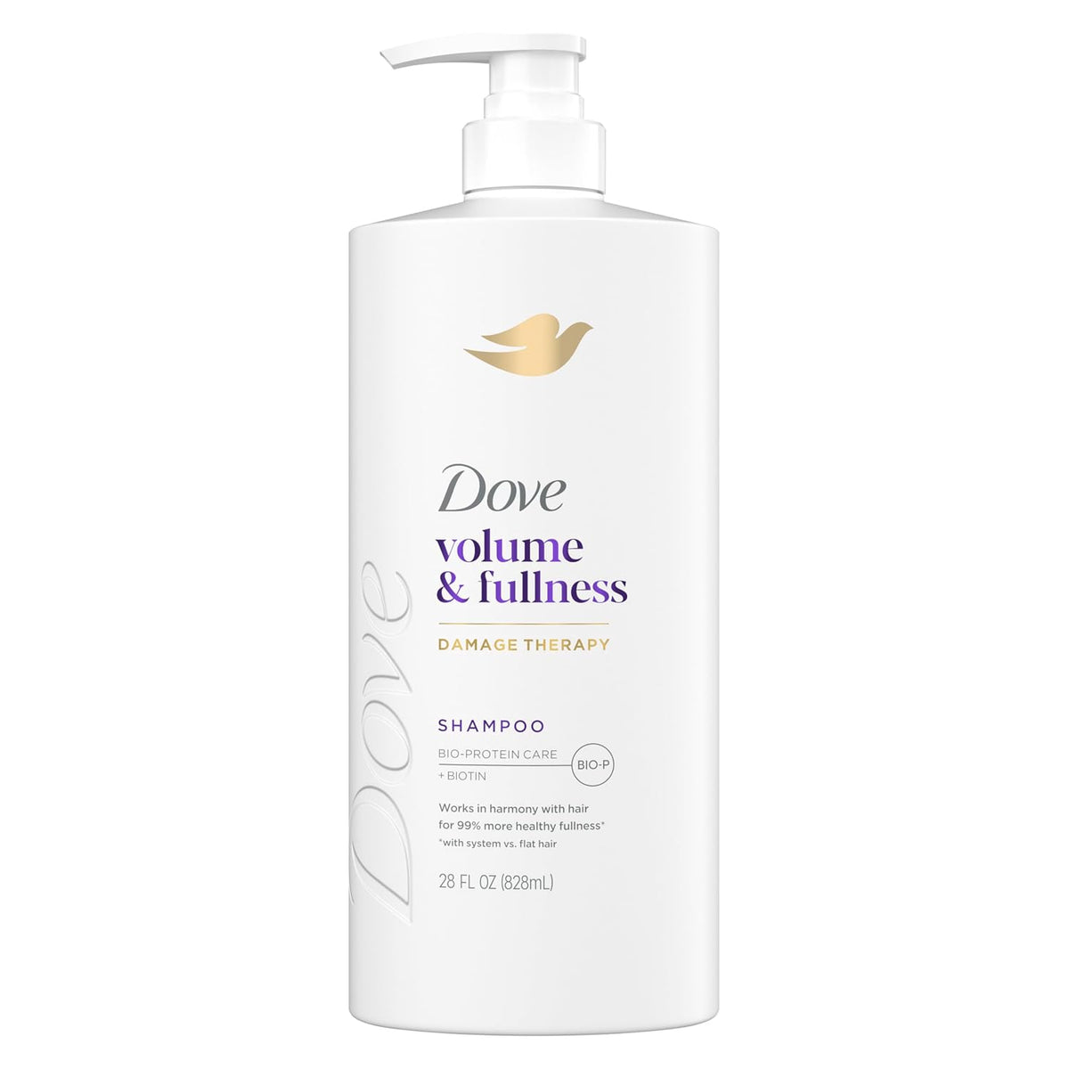 Dove Volume & Fullness Shampoo, Volumizing for Thinning Hair + Biotin 28oz