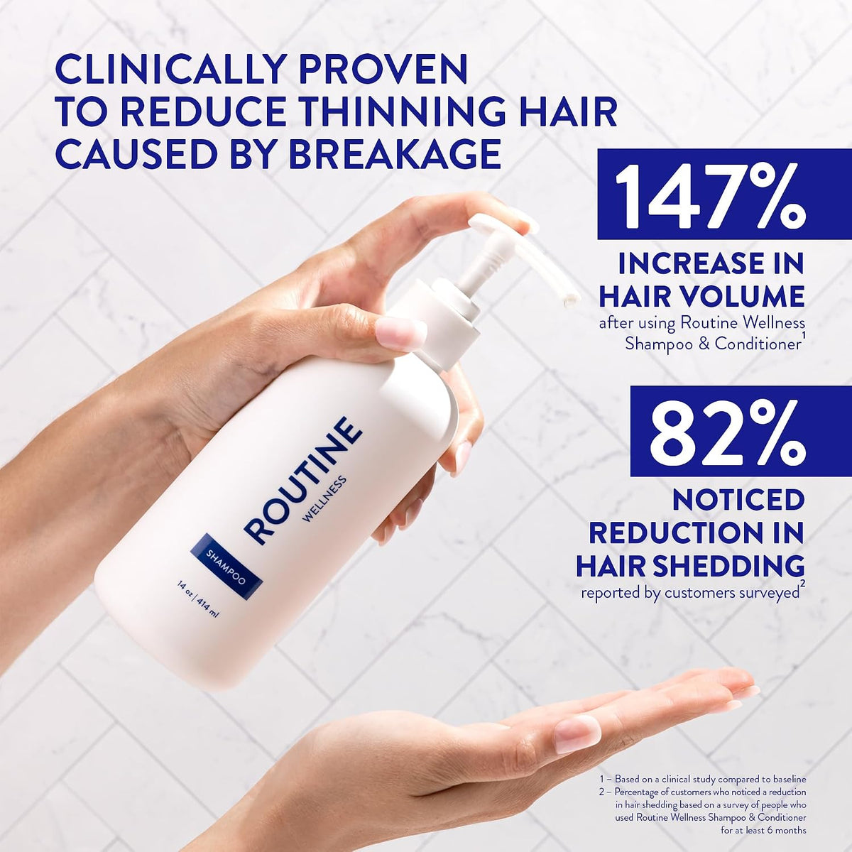 Routine Wellness Anti-Thinning Volumizing Shampoo - Rose Hips