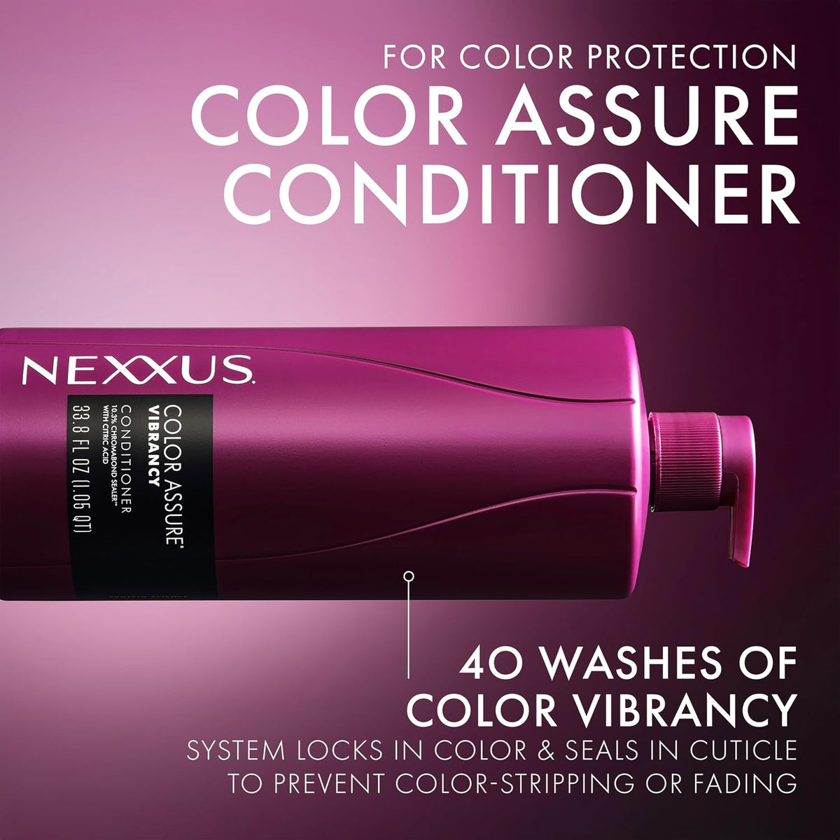 Nexxus Color Assure Vibrancy Conditioner for Color Treated Hair 33.8 oz