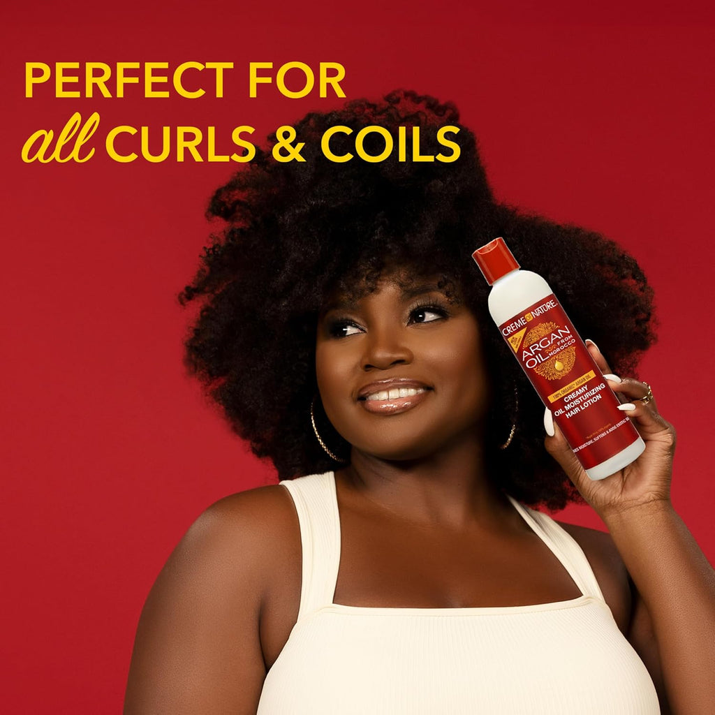 Creme of Nature Argan Oil From Morocco Creamy Oil Moisturizing Hair Lotion