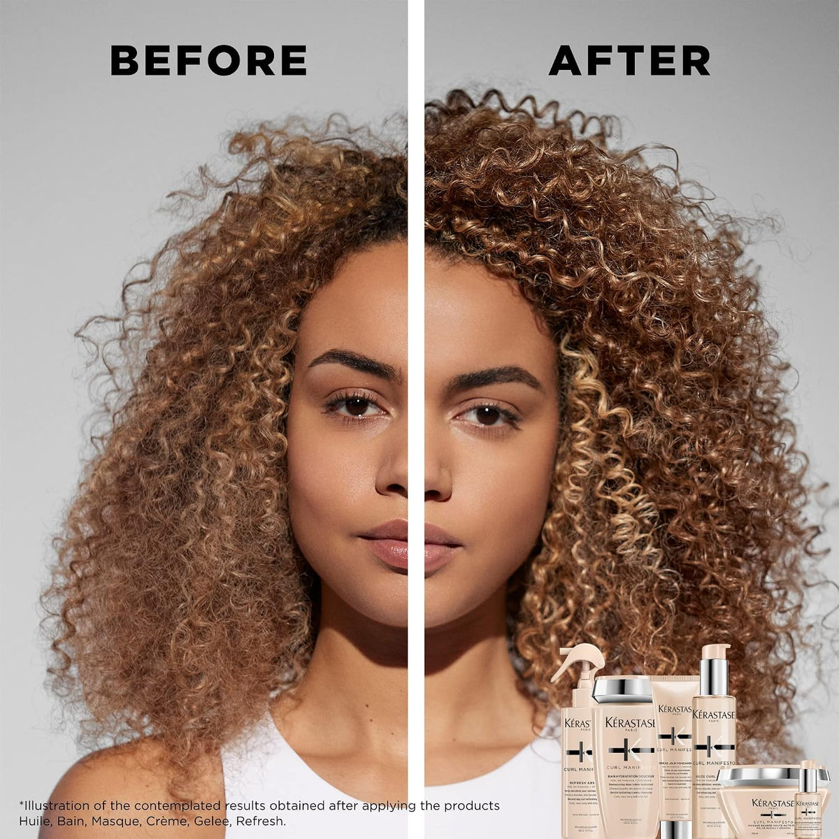 Kérastase Curl Manifesto Essentielle Conditioner – Detangles, 8.5 Fl Oz