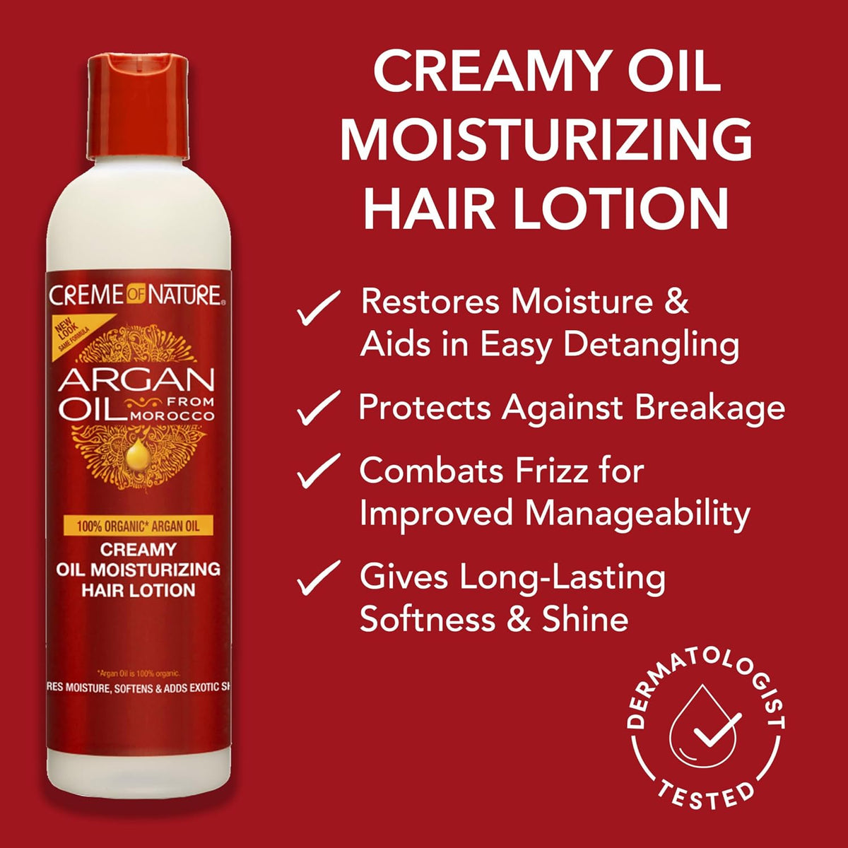 Creme of Nature Argan Oil From Morocco Creamy Oil Moisturizing Hair Lotion