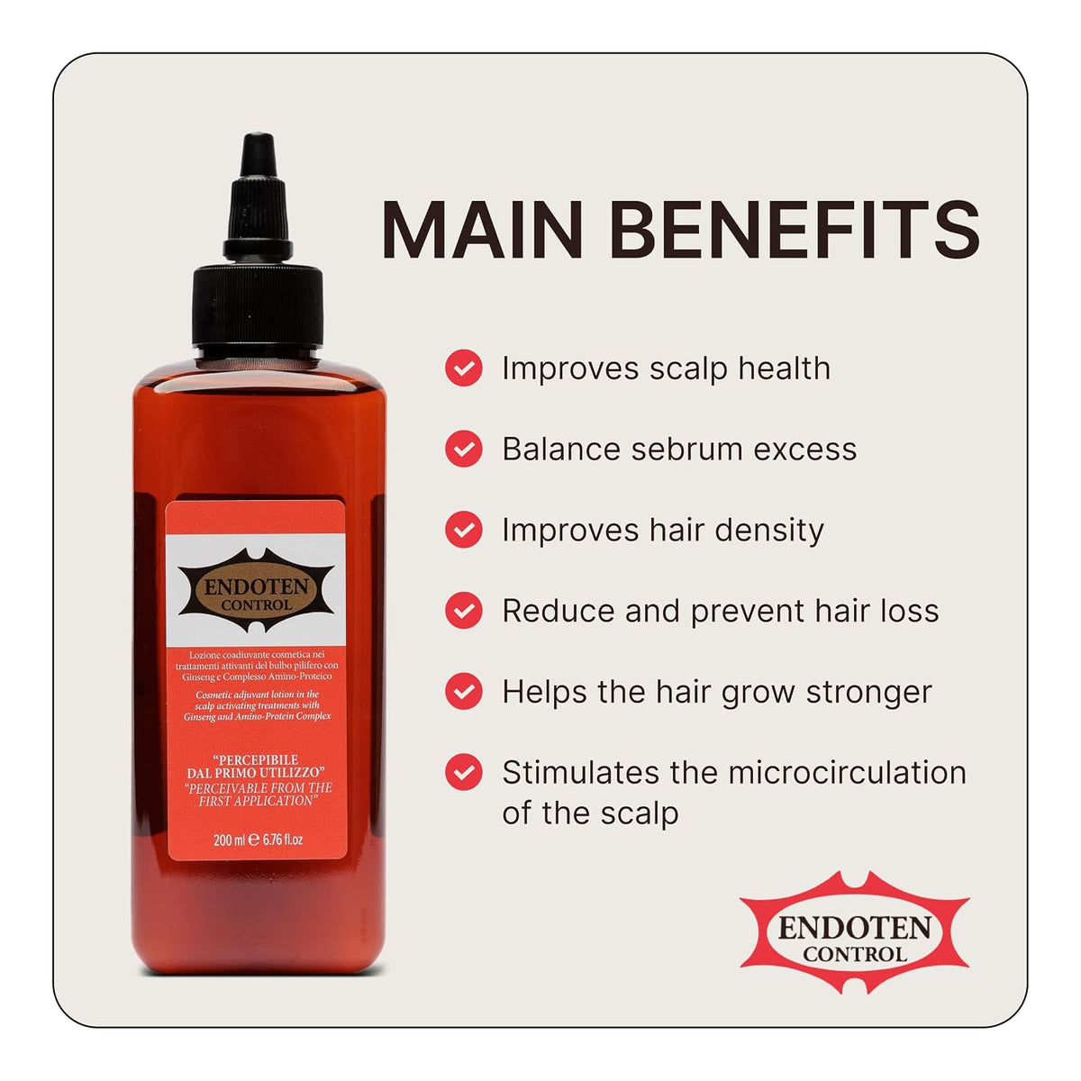 Hair Growth Serum for Women and Men - Thinning Hair Scalp Serum - Regrowth, Thickening and Revitalization Support with Amino Protein Complex - 200ml, 1 Pack