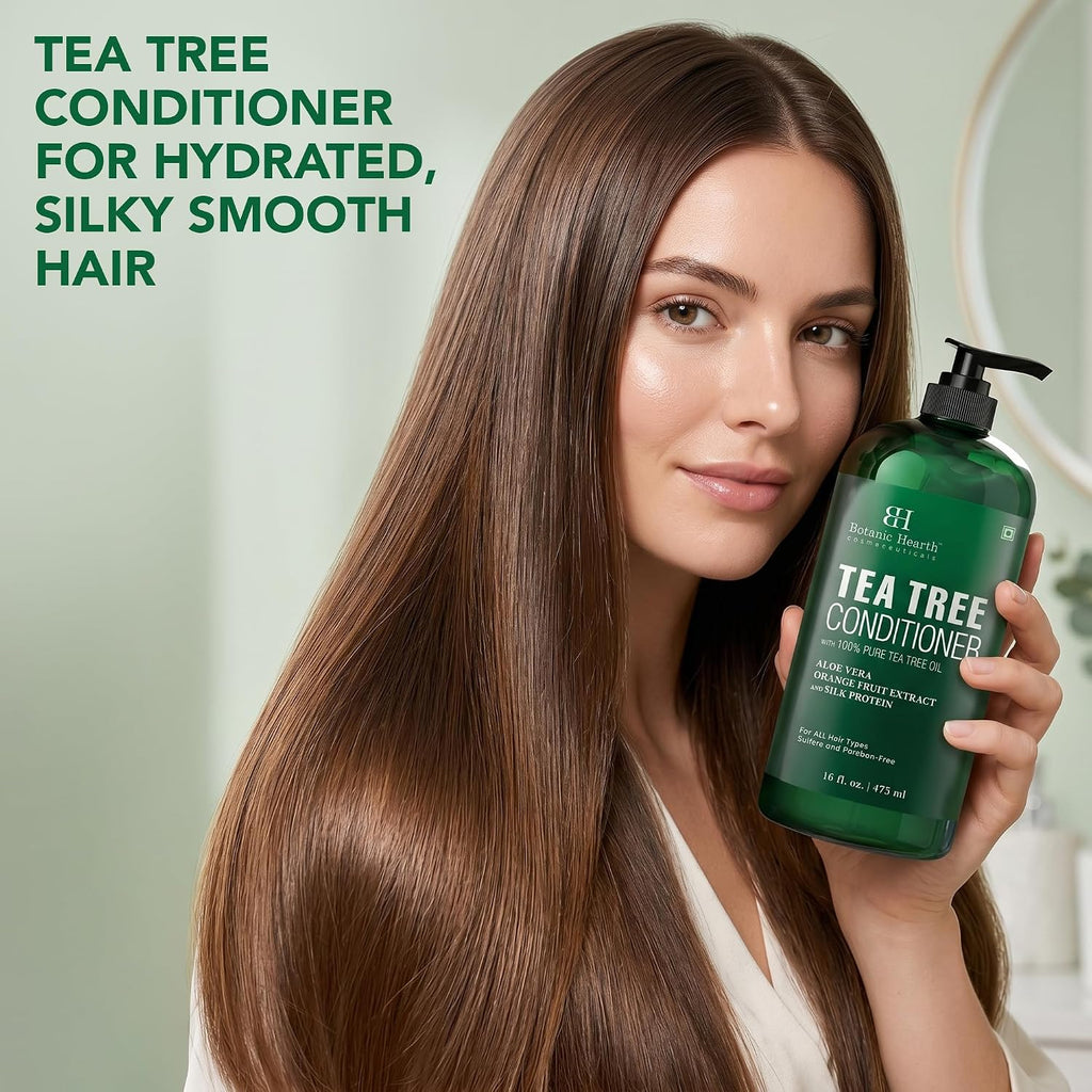 Botanic Hearth Tea Tree Conditioner with Sulphate & Paraben Free - 16 Fl oz