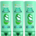 Garnier Fructis Pure Clean Hydrating Conditioner, 12 Fl Oz, 3 Count (Packaging May Vary)