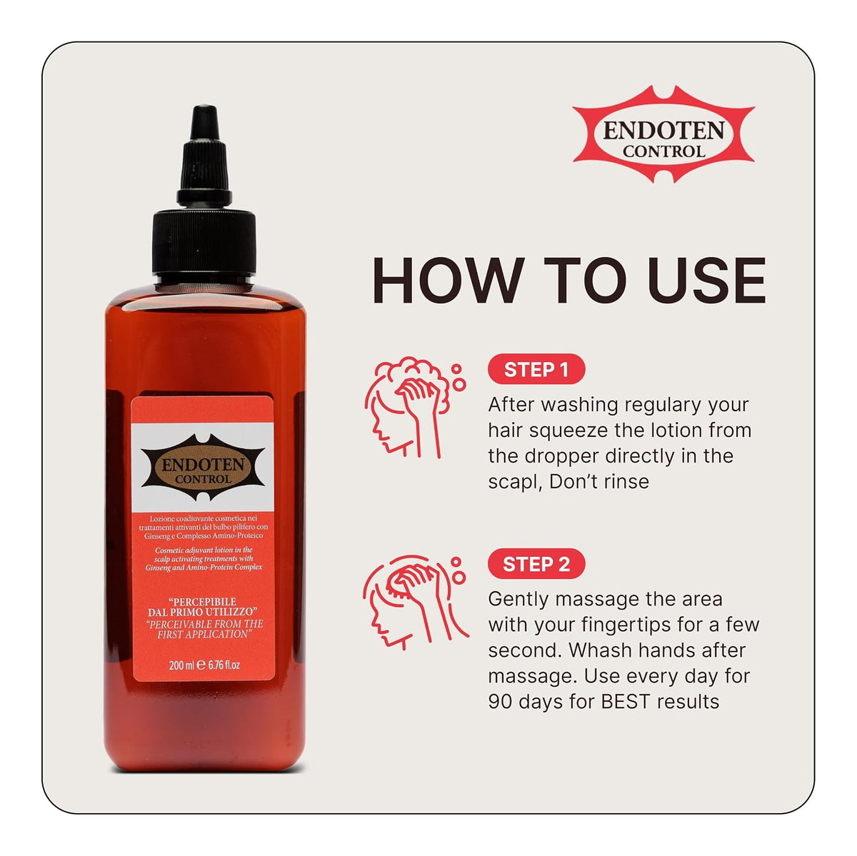 Hair Growth Serum for Women and Men - Thinning Hair Scalp Serum - Regrowth, Thickening and Revitalization Support with Amino Protein Complex - 200ml, 1 Pack