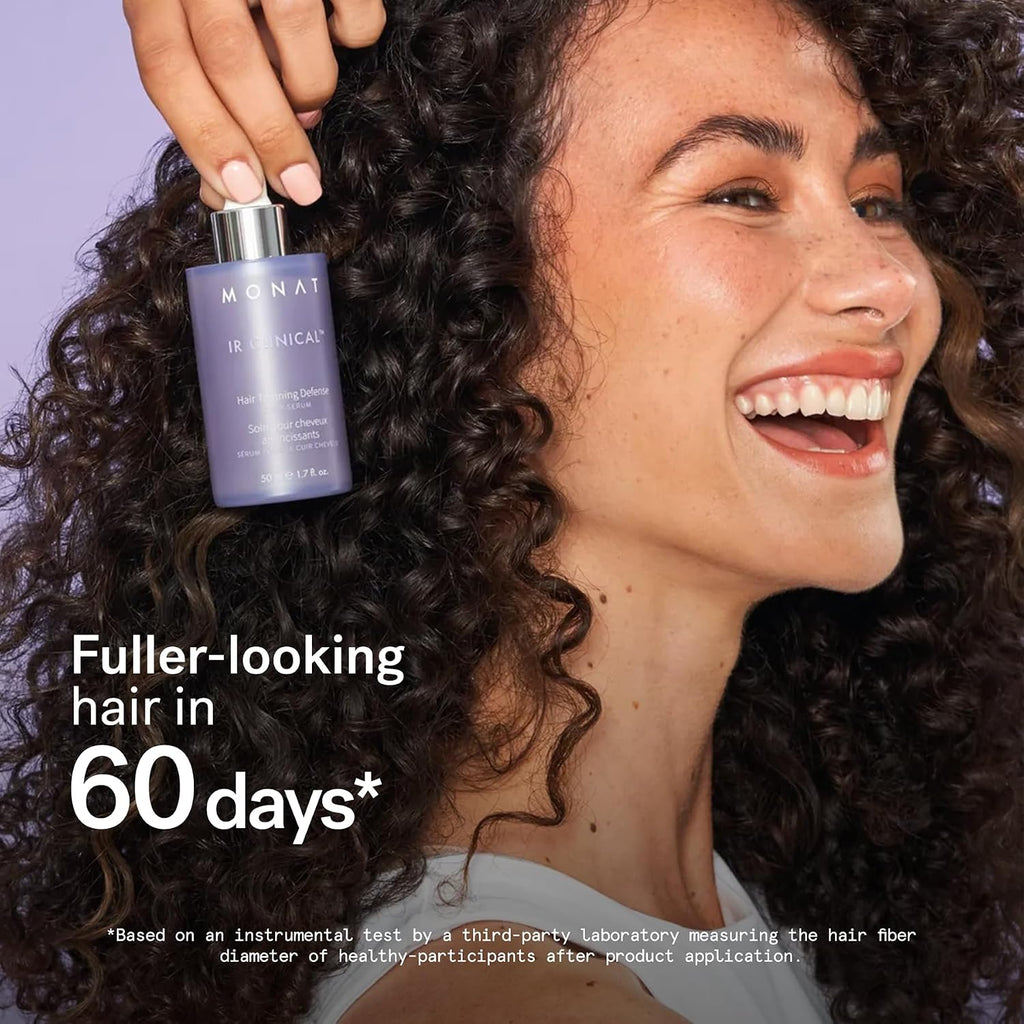 MONAT IR Clinical™ Hair Thinning Defense Scalp Serum – Nourishes Scalp, Reduces Breakage, Boosts Hair Density, and Supports Thicker, Fuller-Looking Hair with a Lightweight, Non-Greasy Formula