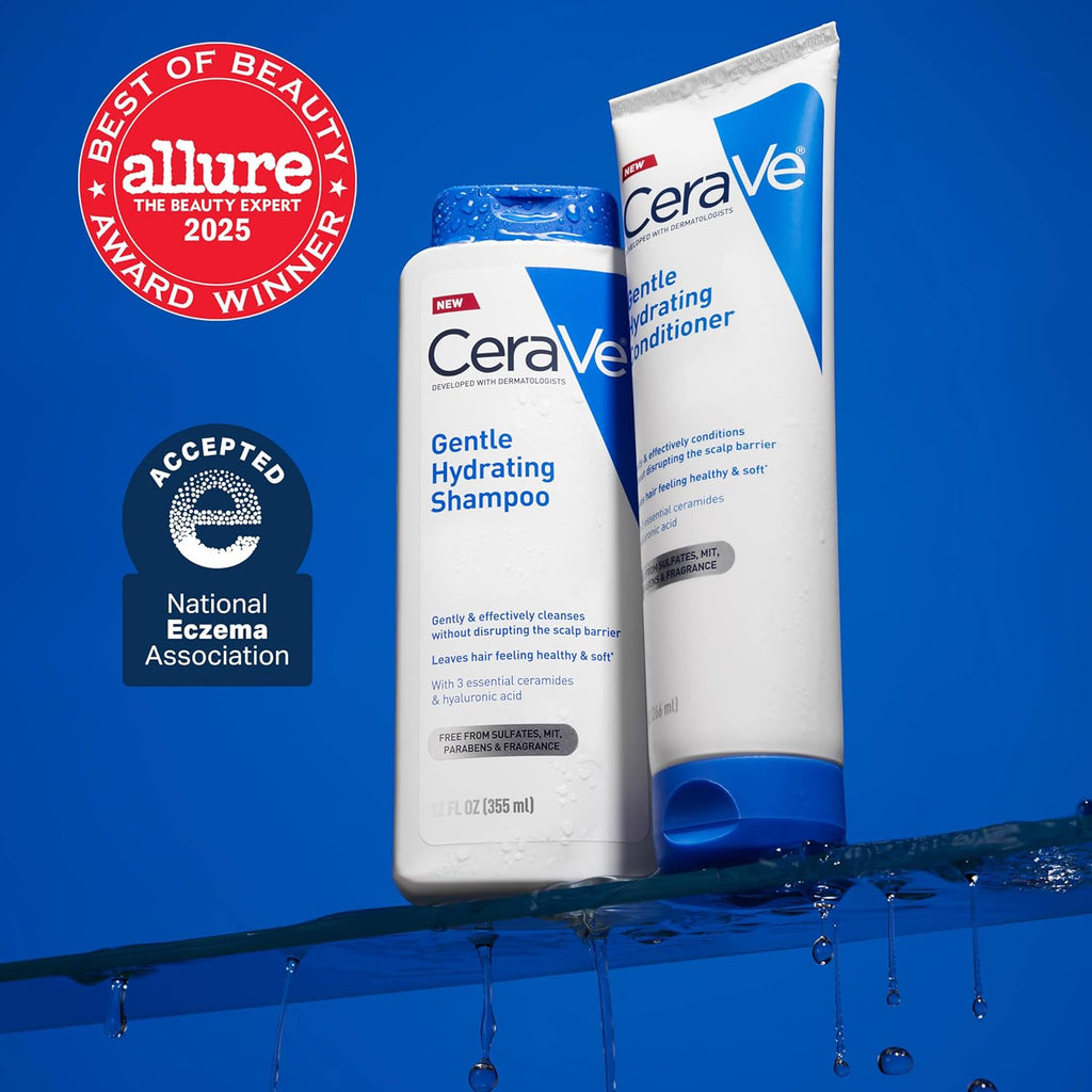 CeraVe Gentle Hydrating Conditioner, Hair Conditioner with Hyaluronic Acid