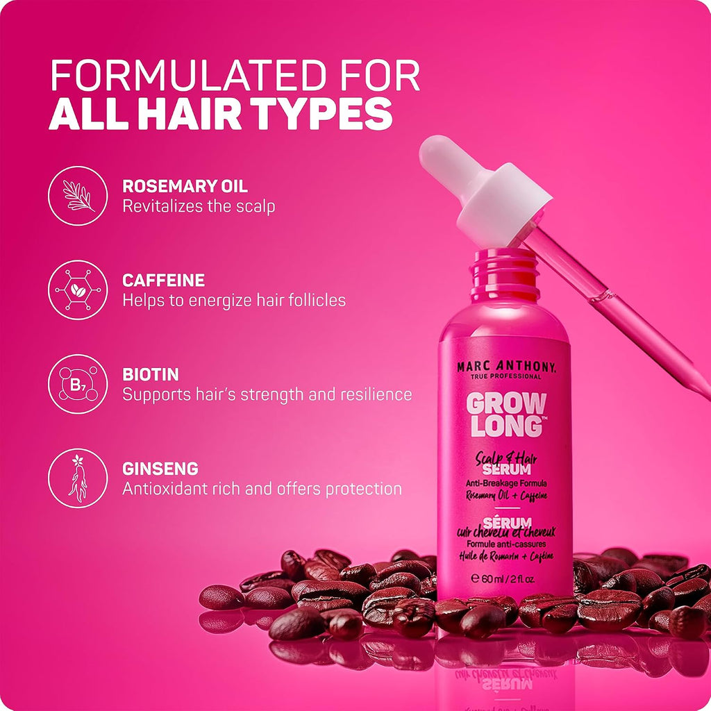 Marc Anthony Grow Long, Anti-Breakage Scalp & Hair Serum with Biotin