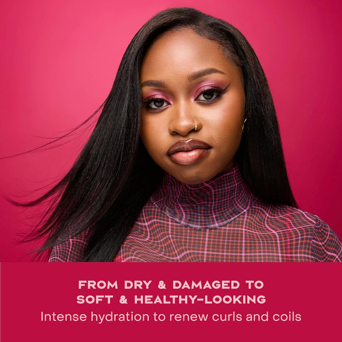 Shea Moisture Intensive Hydration Shampoo for Dry, Damaged Hair Manuka Honey and Mafura Oil Sulfate-Free 13 oz